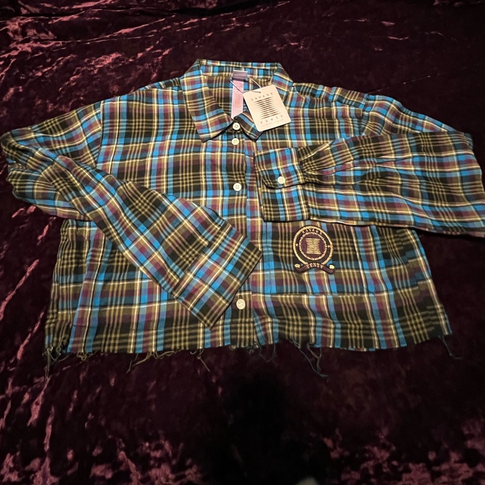 SAVAGE X FENTY Crop button up | NEW